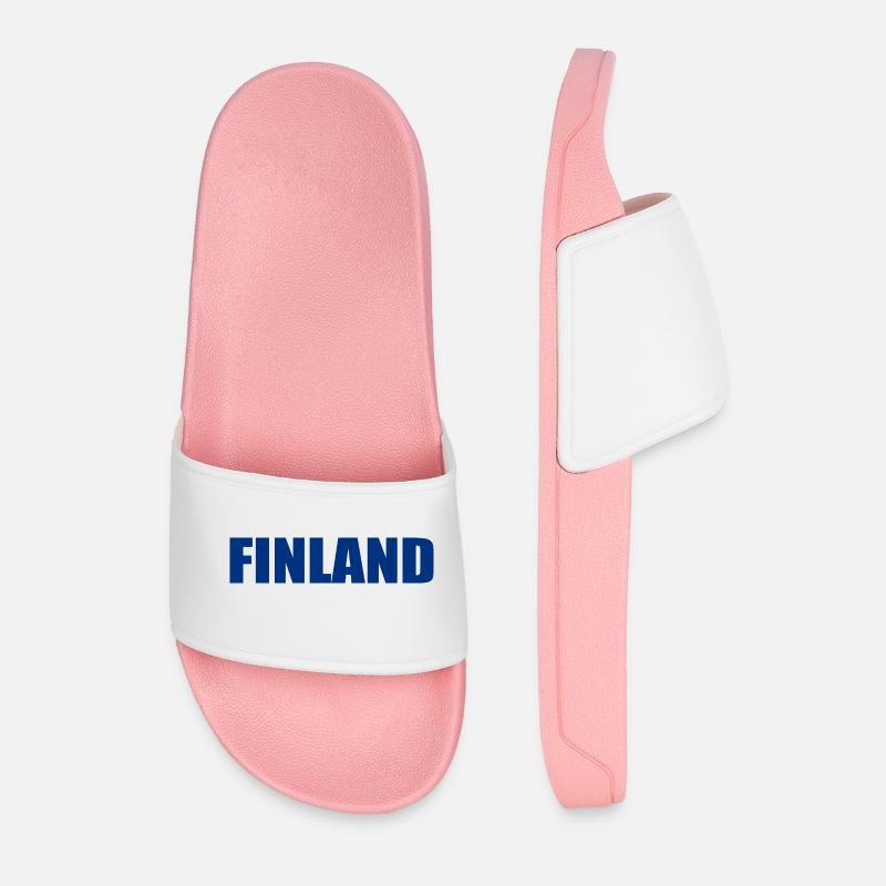 Finnland - Männer Badelatschen - Hellrosa