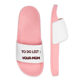 To do list your mom - Männer Badelatschen - Hellrosa - Vorne