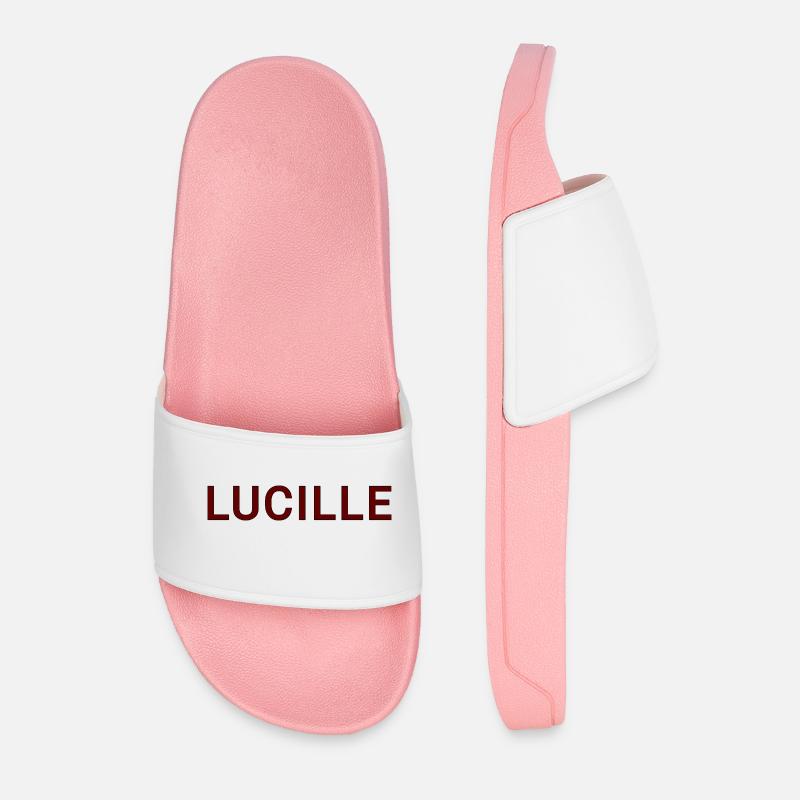 Lucille - Männer Badelatschen - Hellrosa