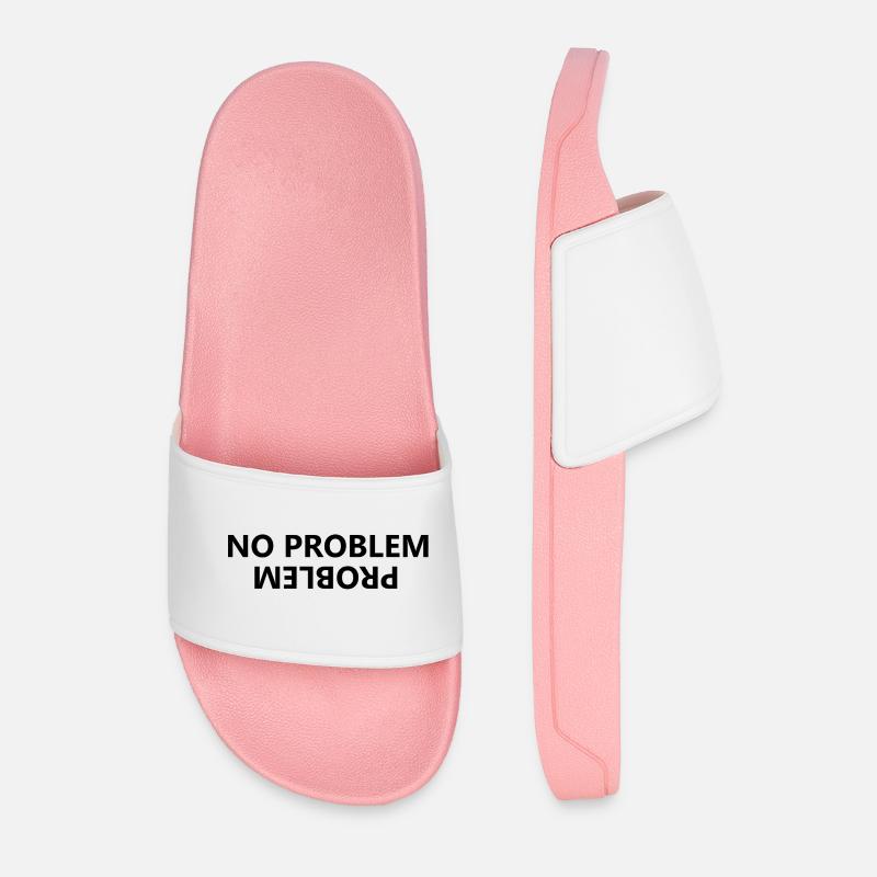 No problem, problem - Men’s Pool Sliders - light pink