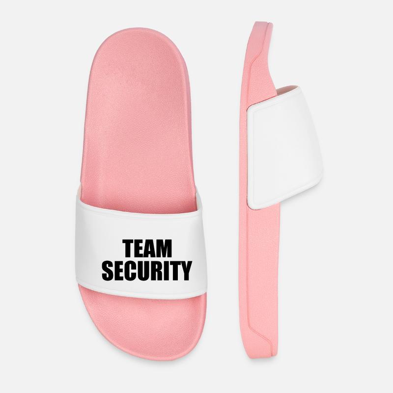 Team security - Männer Badelatschen - Hellrosa