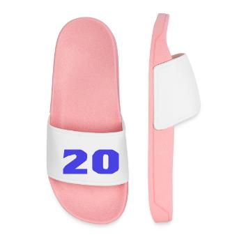 20. 20 YEARS. 20th ANNIVERSARY. 20TH ANNIVERSARY. - Men’s Pool Sliders - light pink - Front