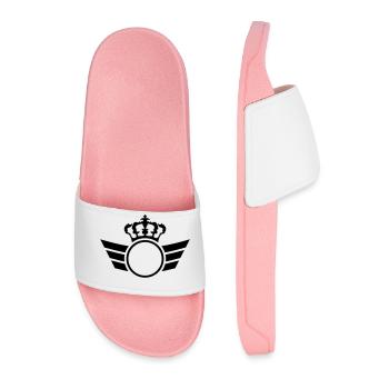 Crown Logo - Claquettes Homme - rose clair - Devant