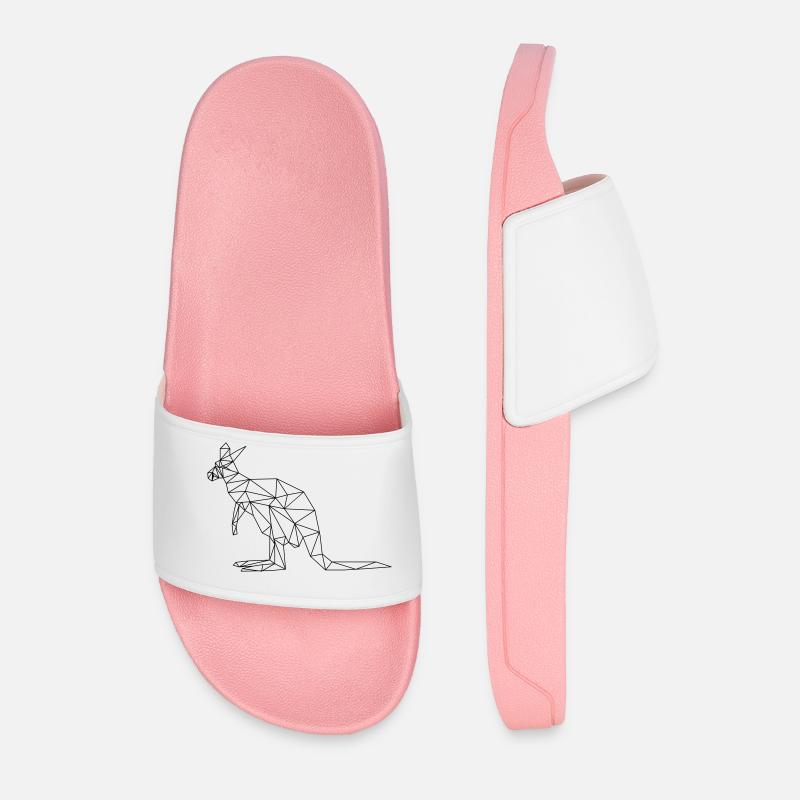 Känguru - Männer Badelatschen - Hellrosa