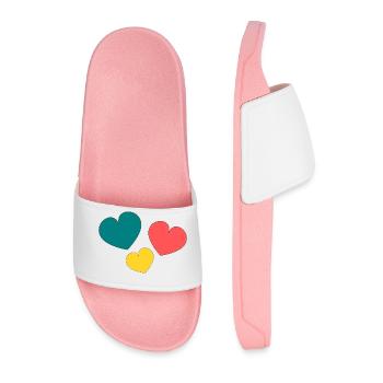CHRISTMAS. YEAR. ANNIVERSARY. RETIREMENT. FATHER'S DAY - Men’s Pool Sliders - light pink - Front