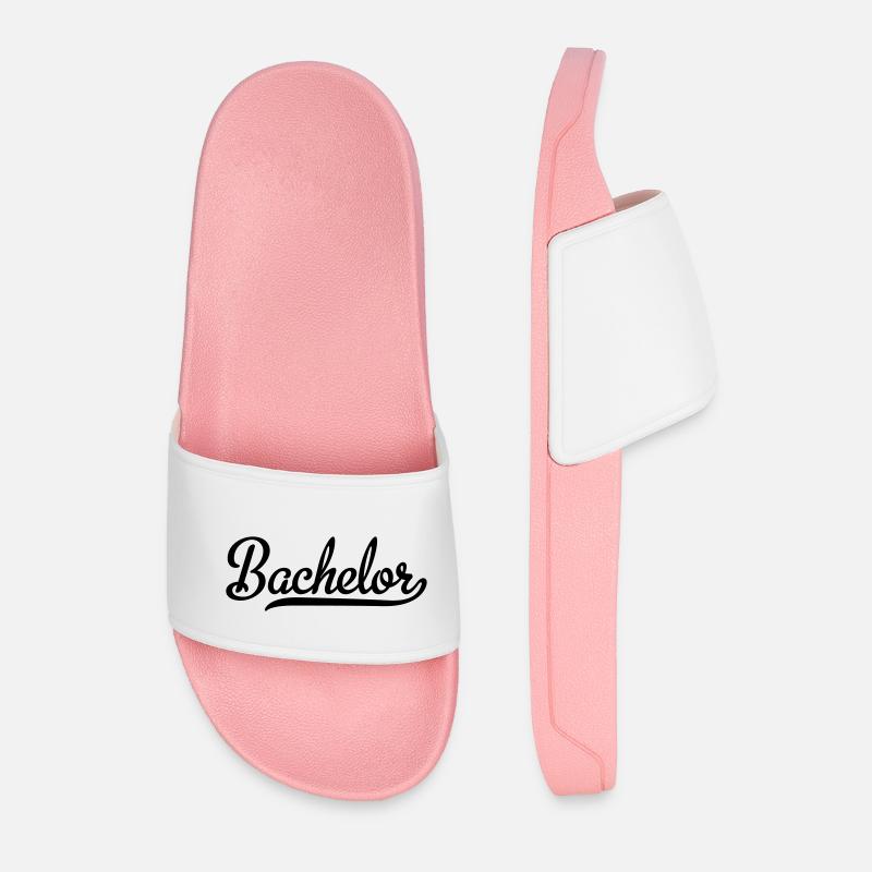 bachelor - Men’s Pool Sliders - light pink