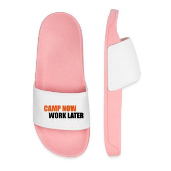 2541614 13215139 camp - Claquettes Homme - rose clair - Devant