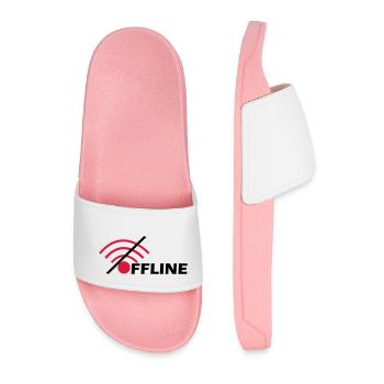 Offline - Men’s Pool Sliders - light pink - Front