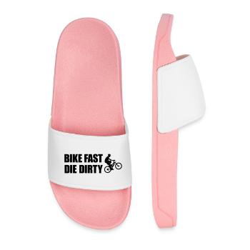 Bike almost the dirty - Men’s Pool Sliders - light pink - Front