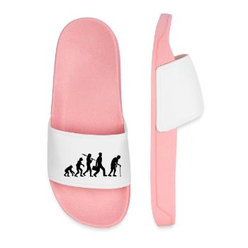 Evolution Opa Design - Männer Badelatschen - Hellrosa - Vorne