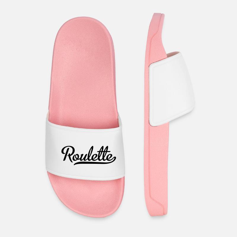 Roulette - Männer Badelatschen - Hellrosa