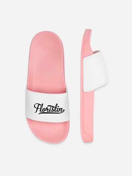 Floristin - Männer Badelatschen - Hellrosa