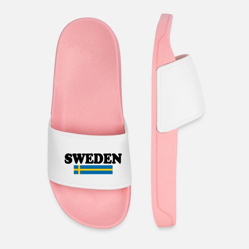 Schweden - Männer Badelatschen - Hellrosa