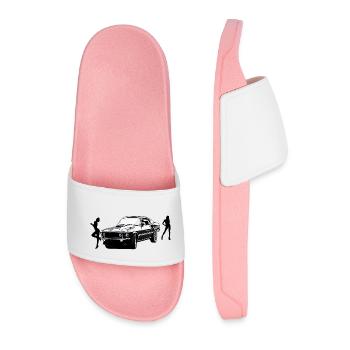 Voiture - Claquettes Homme - rose clair - Devant