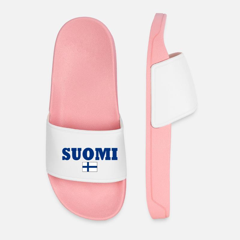 Suomi - Männer Badelatschen - Hellrosa