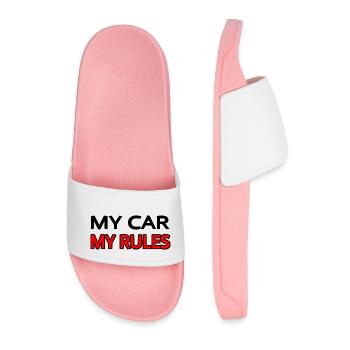 Voiture - Claquettes Homme - rose clair - Devant