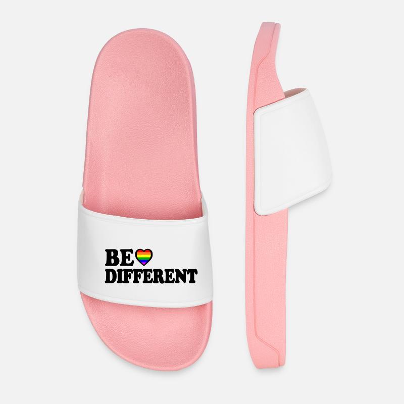 Be different - Männer Badelatschen - Hellrosa