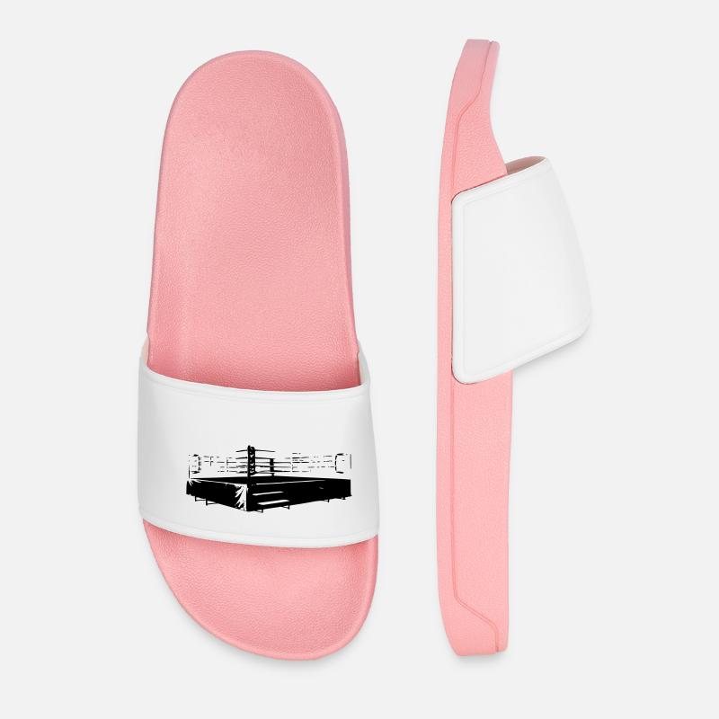 Boxring - Männer Badelatschen - Hellrosa