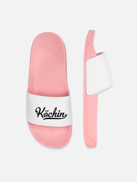 Köchin - Männer Badelatschen - Hellrosa