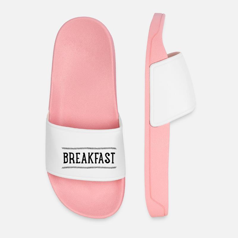 breakfast - Männer Badelatschen - Hellrosa