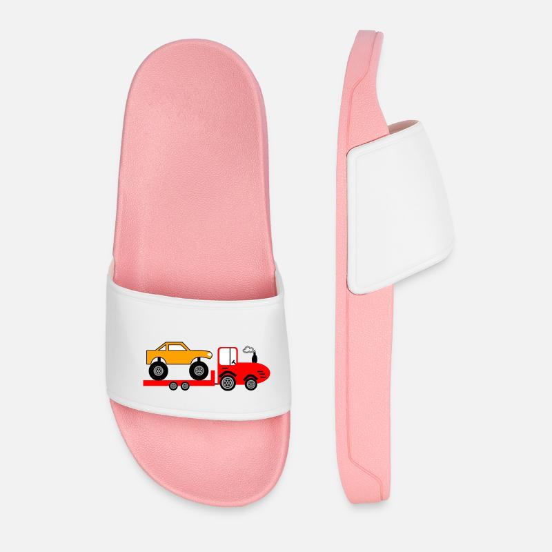 Traktor - Männer Badelatschen - Hellrosa