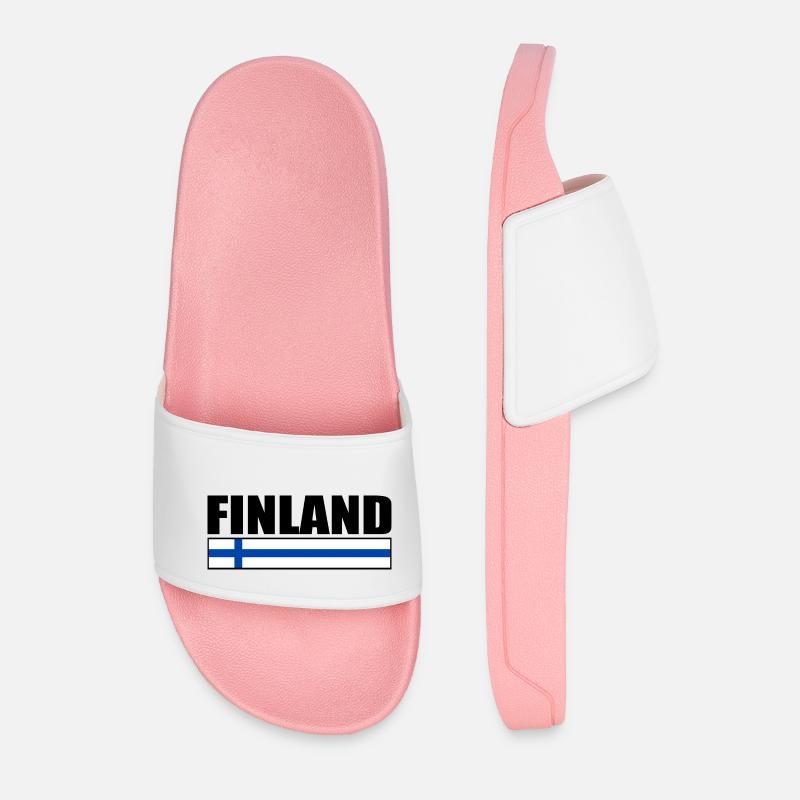 Finnland - Männer Badelatschen - Hellrosa