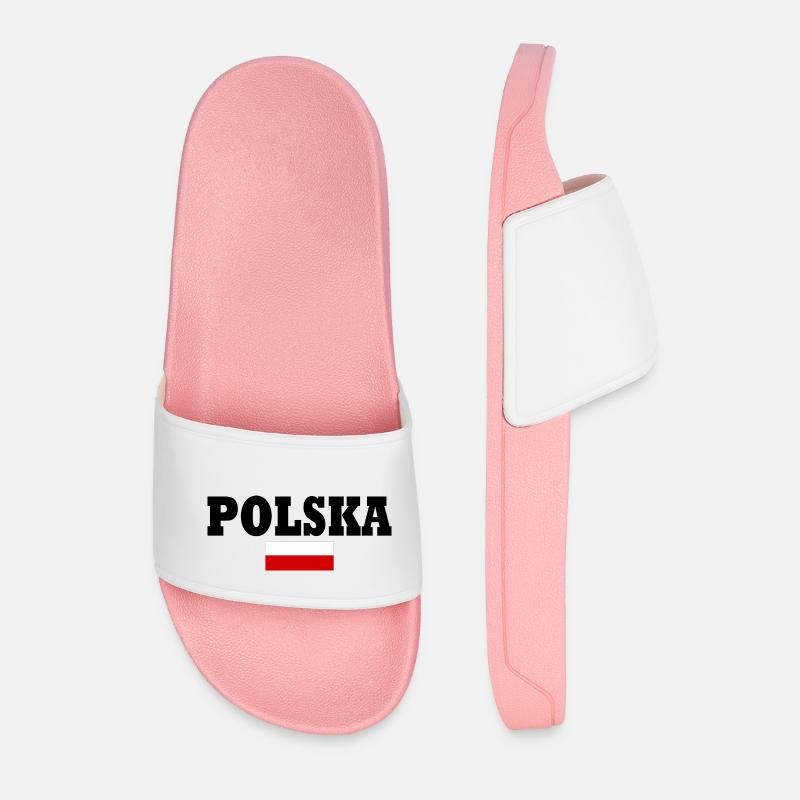 Polska - Männer Badelatschen - Hellrosa