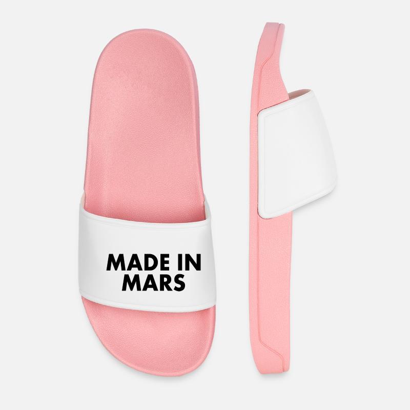 Made in mars - Männer Badelatschen - Hellrosa