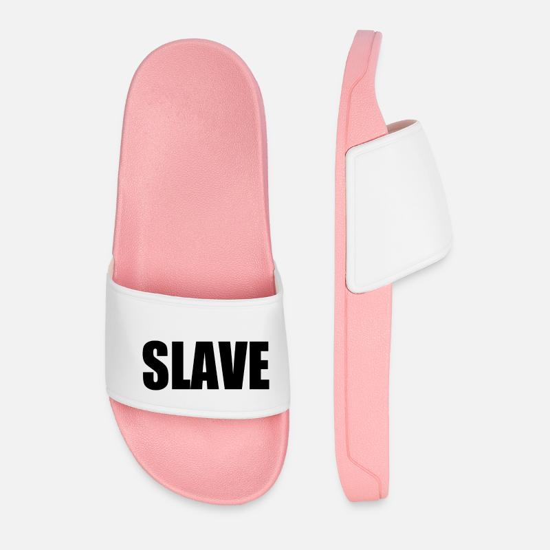 Slave - Männer Badelatschen - Hellrosa