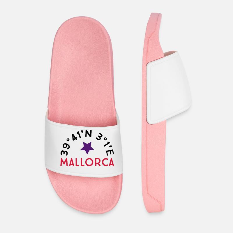 Mallorca - Männer Badelatschen - Hellrosa