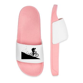 Mountain bikers - Men’s Pool Sliders - light pink - Front
