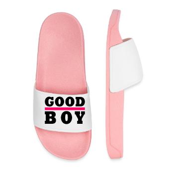 Good boy - Men’s Pool Sliders - light pink - Front