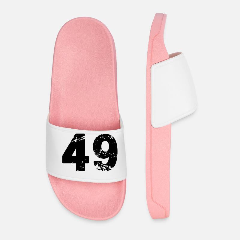 49 - Männer Badelatschen - Hellrosa