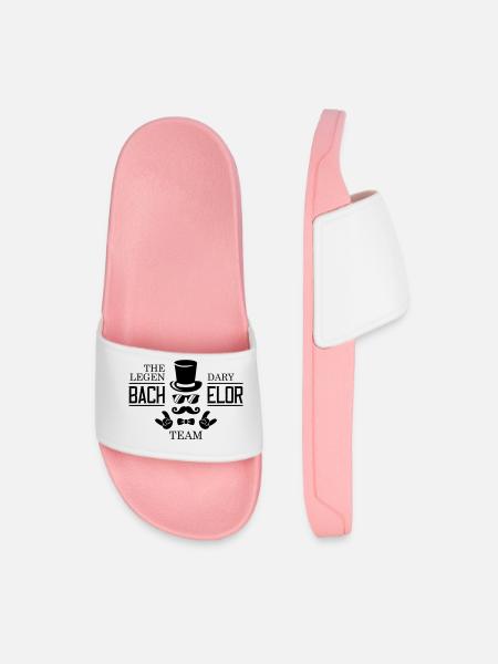 Legendary Bachelor Team - Men’s Pool Sliders - light pink