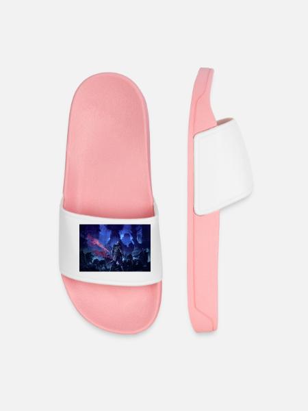The Graveyard - Men’s Pool Sliders - light pink