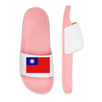 Cadeau pour Taïwan - Claquettes Homme - rose clair - Devant