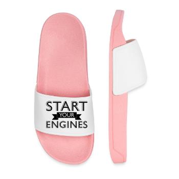 Cadeaux drôles pour les hommes - Claquettes Homme - rose clair - Devant