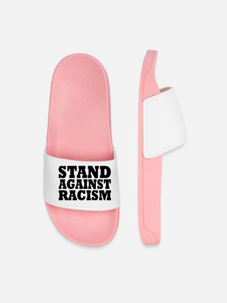 Stand against racism - Men’s Pool Sliders - light pink