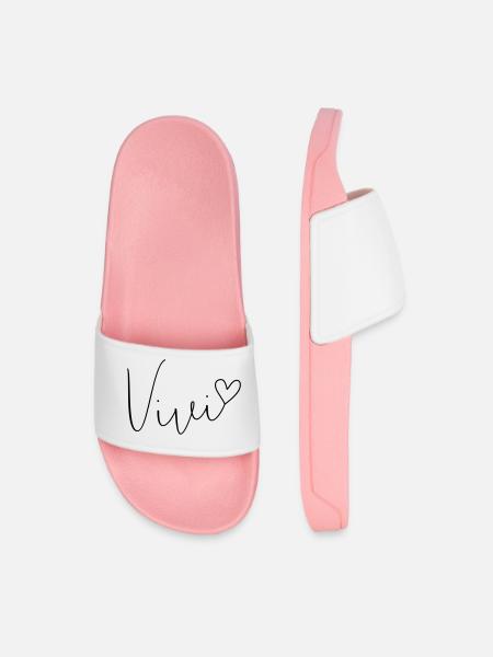 Vivi Nome Nome Vivien Vivian - Ciabatte per il mare da uomo - rosa chiaro