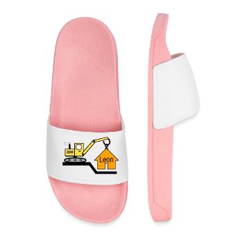 Excavator - Men’s Pool Sliders - light pink - Front