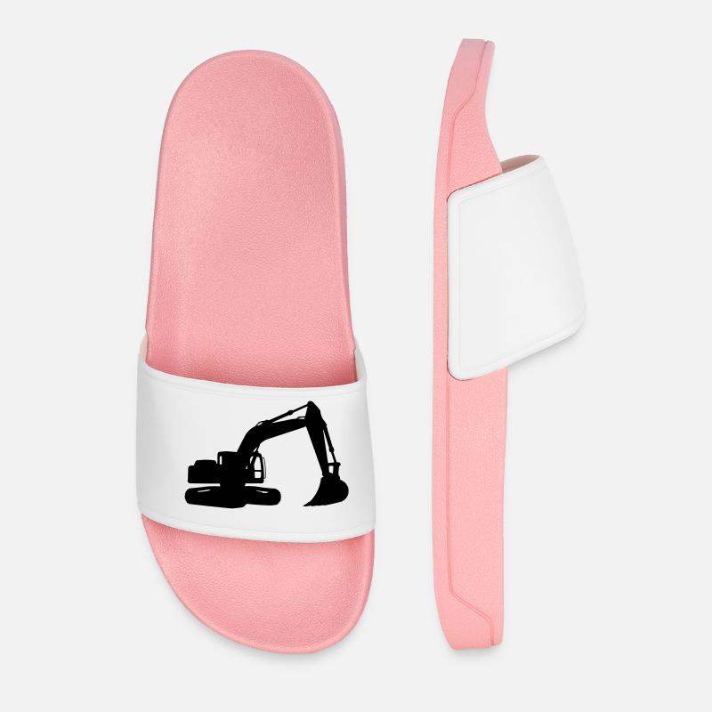 bagger - Männer Badelatschen - Hellrosa