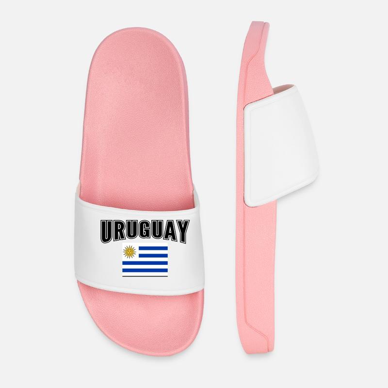 Uruguay - Männer Badelatschen - Hellrosa