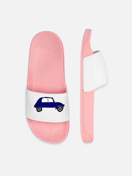 2 CV. AUTO. RALLY. VADERDAG. - Mannen slippers - light roze