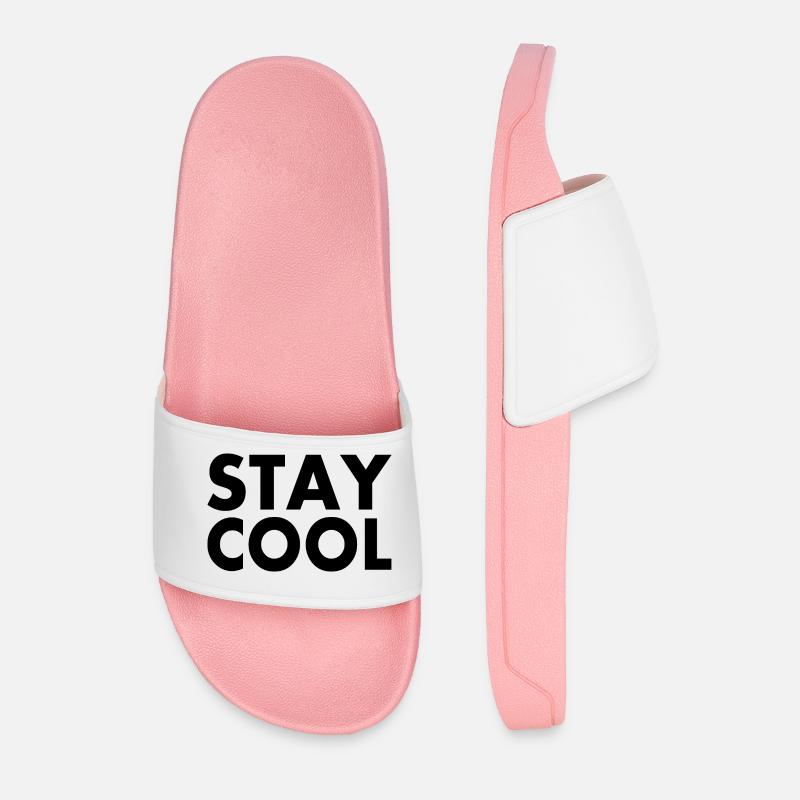 Stay cool - Männer Badelatschen - Hellrosa