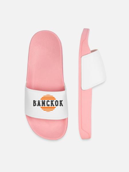 Bangkok rétro - Claquettes Homme - rose clair