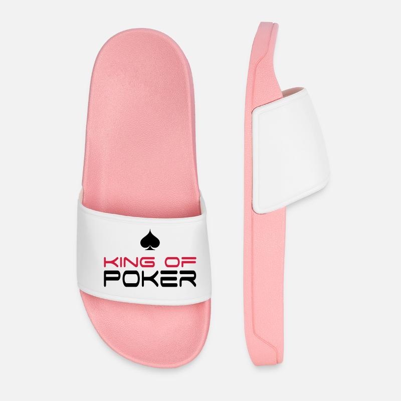 Poker - Männer Badelatschen - Hellrosa