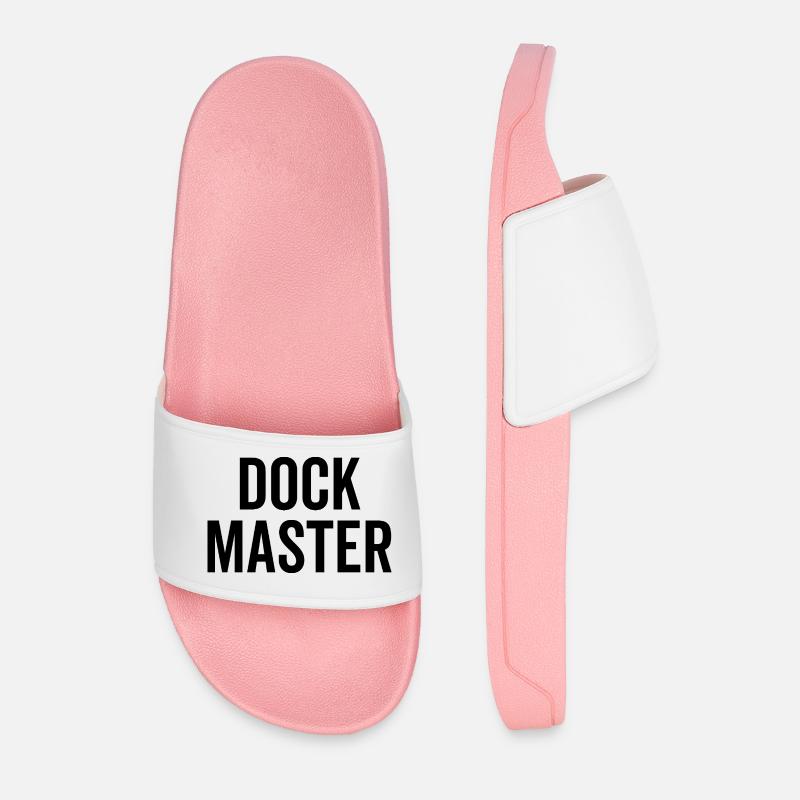 Dock Master - Men’s Pool Sliders - light pink