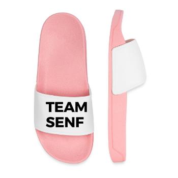 TEAM SENF - Männer Badelatschen - Hellrosa - Vorne