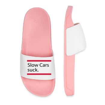 2541614 125408996 voiture - Claquettes Homme - rose clair - Devant