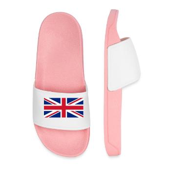England Flagge - Männer Badelatschen - Hellrosa - Vorne